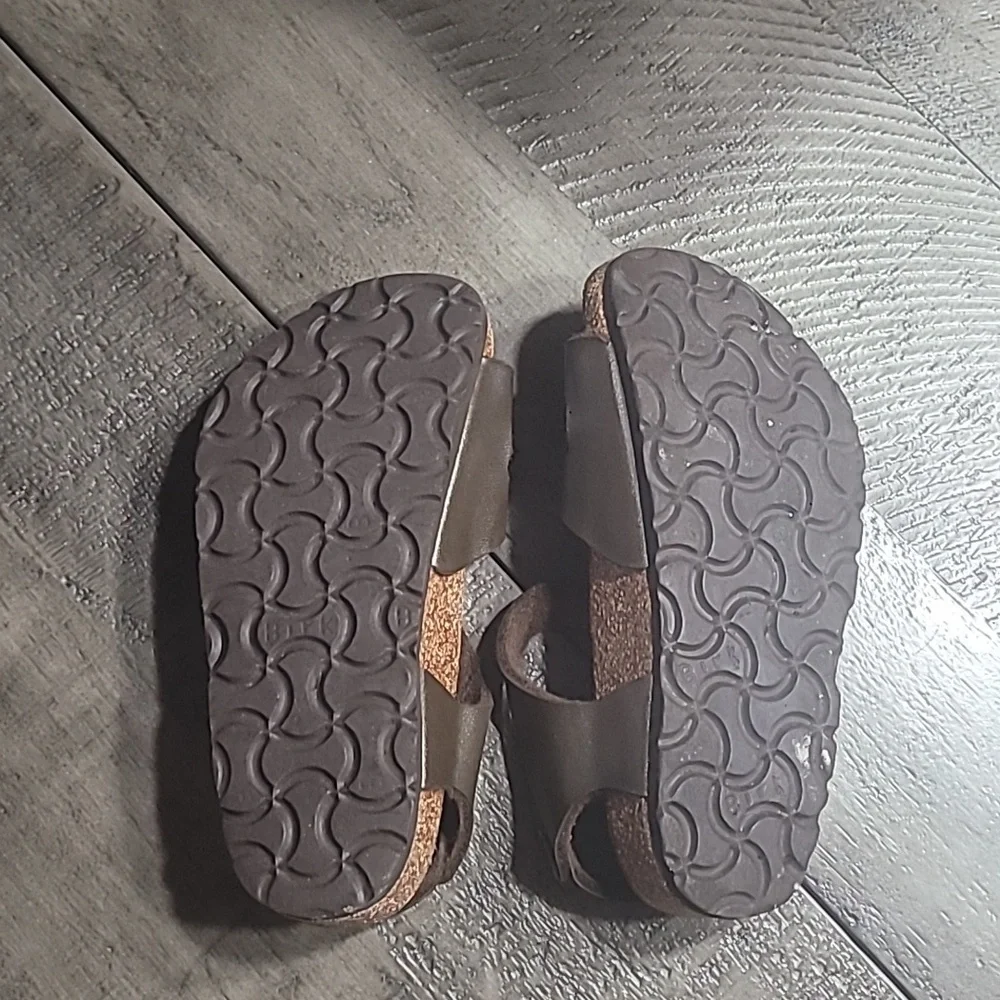 Birkenstock Brown Rio Kid Sandals Size 27 Or 9-9.5 Toddler